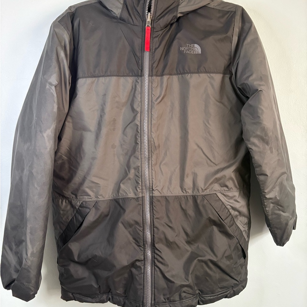The North Face Kids Gray Puffer Jacket